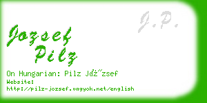 jozsef pilz business card